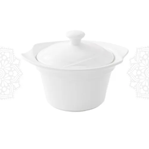 RAM130 :: Ramekin with Lid Dented Handles