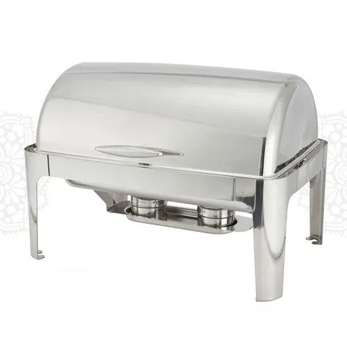 EQ42 :: 8 Quart Roll Top Oblong Chafer  