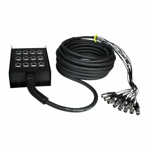 25m Multicore XLR Drum Stage Box (Wheeled)
