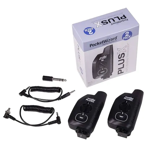 Pocket Wizard Plus III Transceiver Set (2 Units, 4 Adaptors)
