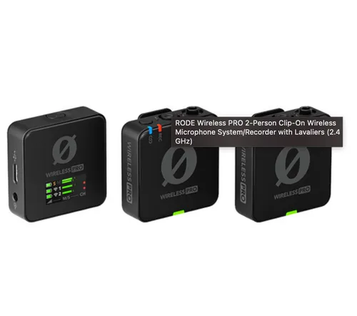 RØDE Wireless PRO 2-Person Lav Mic System
