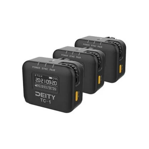 Deity TC‑1 Timecode Generator – 3‑Unit Kit