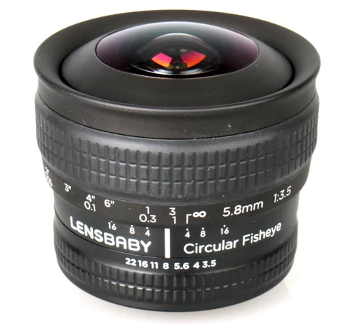 Lensbaby 5.8mm f/3.5 Circular Fisheye Lens Sony E Mount