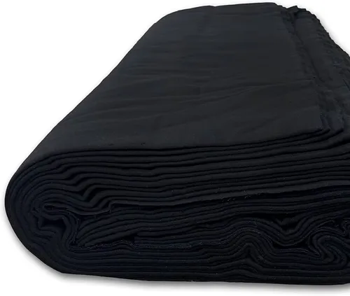 Black molton textile (5x3 m)