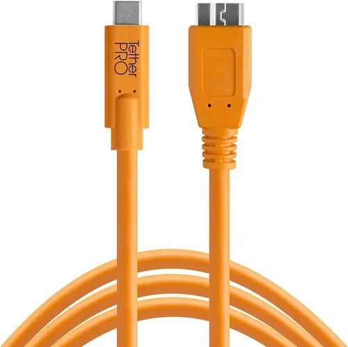 Tether cable USB-C to Micro-USB 3.0 Type B Male Cable (4,6 m, Right-Angle)