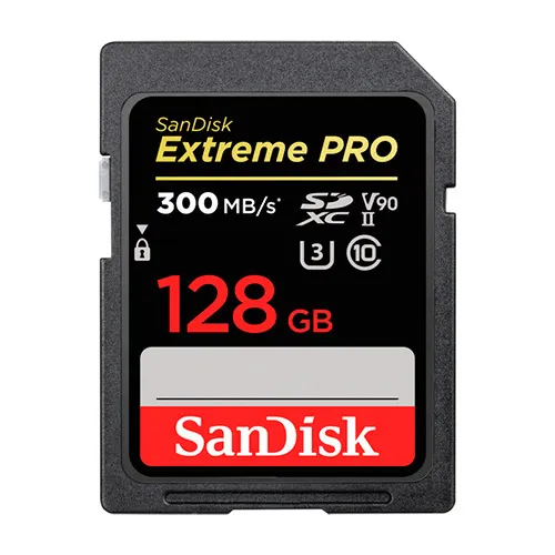 SanDisk 128GB Extreme PRO UHS-II SDXC Memory Card