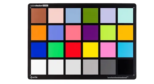 ColorChecker Classic X-Rite – 175 cm x 111 cm