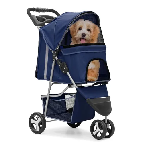 3 Wheels Pet Stroller - MoNiBloom