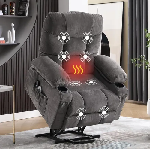 𝗣𝗼𝘄𝗲𝗿 𝗟𝗶𝗳𝘁 𝗥𝗲𝗰𝗹𝗶𝗻𝗲𝗿 𝗖𝗵𝗮𝗶𝗿