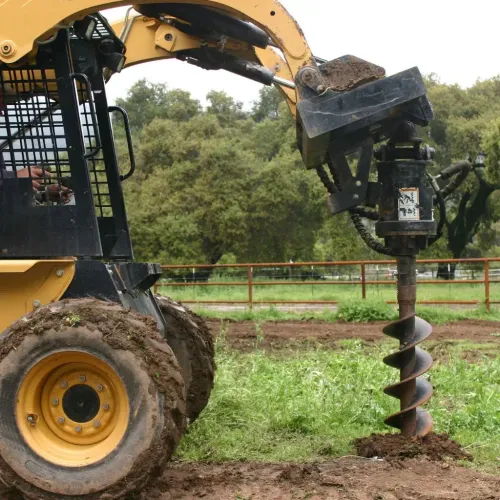 Skid Steer Post Hole Auger