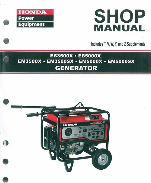 Honda EM 3500 Generator with 120/240V