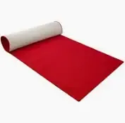 3' x 25' Bright Red Carpet