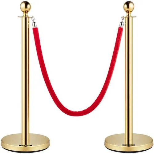 Deep Red Stanchion Rope 