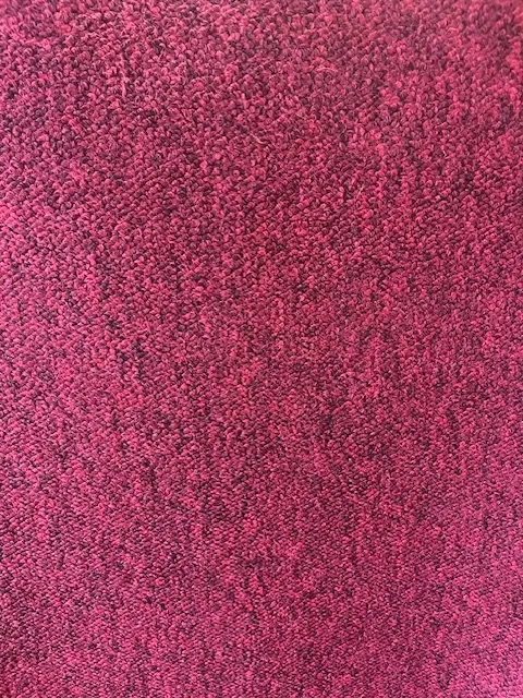 3' x 12' Black Speckled Red Carpet 
