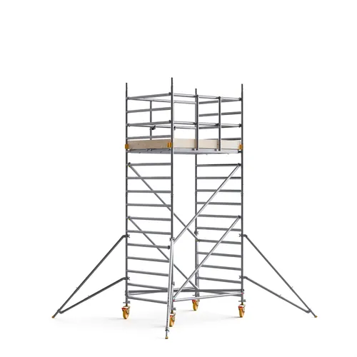 CUSTERS® Handy Mobile Guard Wide Scaffold 16 ft (5 m) x 6FT PL (Aluminum)