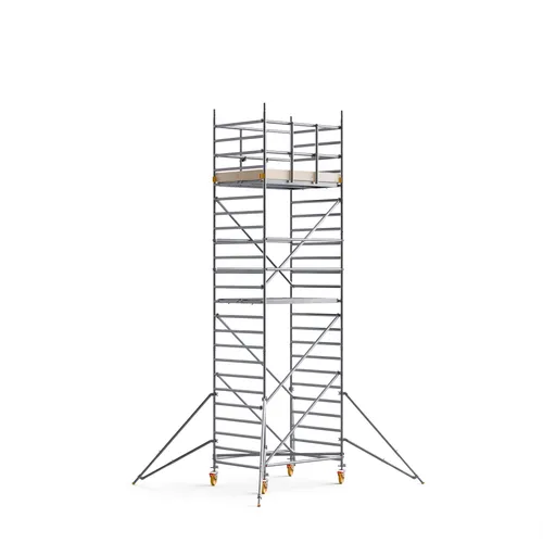 CUSTERS® Handy Mobile Guard Wide Scaffold 23 ft (7 m) x 6FT PL (Aluminum)
