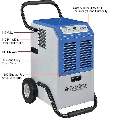GLOBAL INDUSRIAL Dehumidifier 