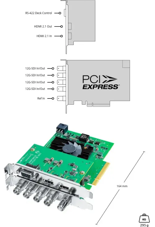 Blackmagic Decklink 8K Pro Cinema Capture Card 