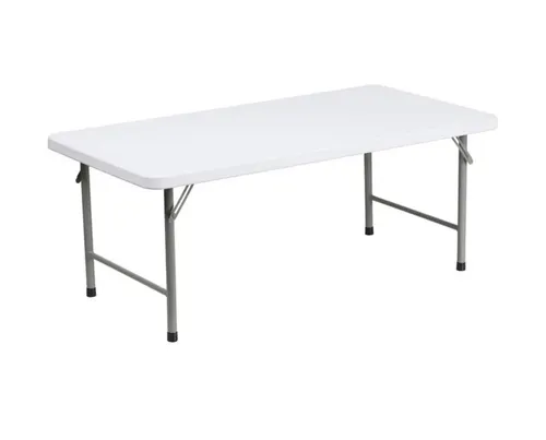 4' Kids Rectangle Foldable Table 