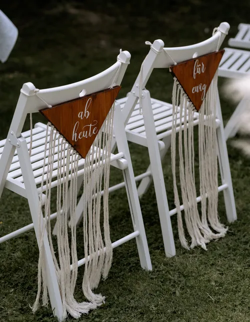 Stuhlschild-Set boho 