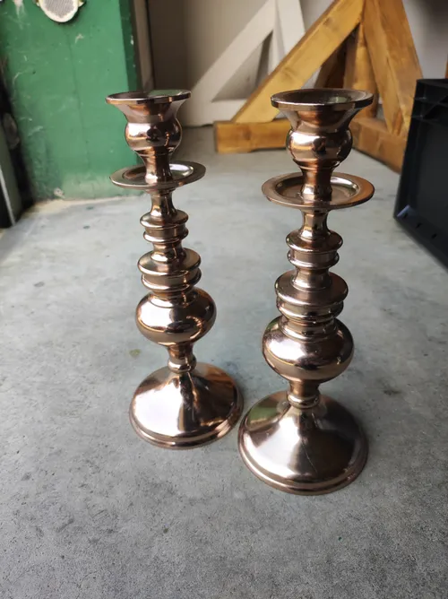 Kerzenständer roségold Vintage