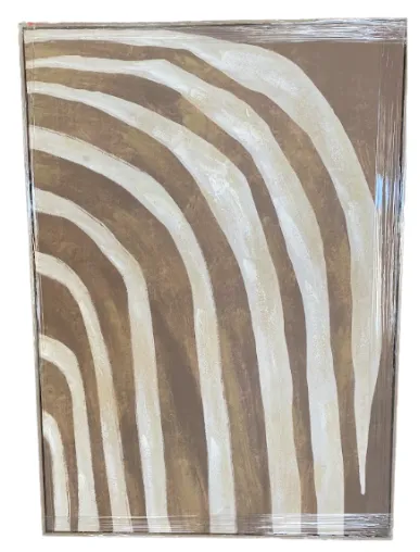 AW 0079 - Artwork Large with Beige & Brown