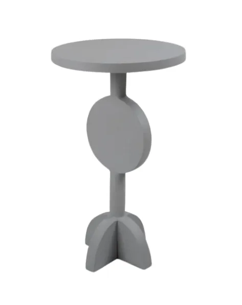 ST 9001 - Side Table - Amos Grey Metal Abstract