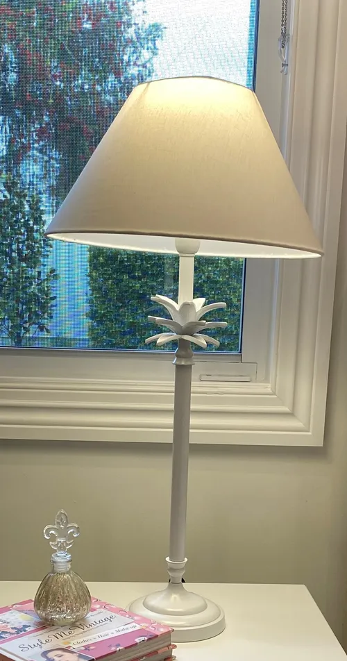 LP 4107 - Table Lamp - White Palm Tree