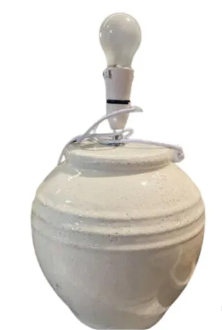 LP 0022 - Table Lamp - Antique White Ceramic 