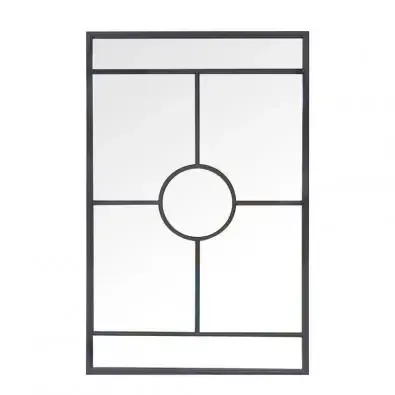 MIR 1964 - Mirror - Black Window Frame Mirror - Medium