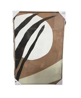AW 5006 - Artwork - Medium - Neutral Print Design with Timber Frame