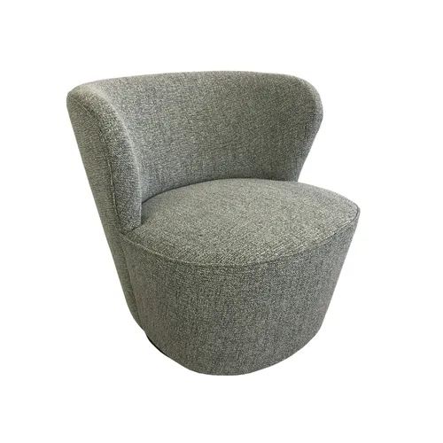 OC 4112 - Mottled Grey Fabric Swivel Occasional Chair