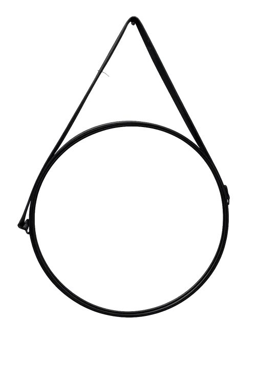 MIR 1956 - Flava Flor Small Round Leather Framed Mirror