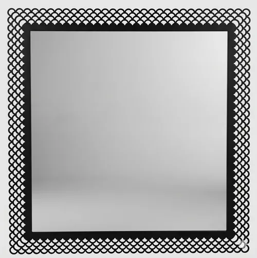 MIR 7176 - Mirror - Large - Square with Black Frame