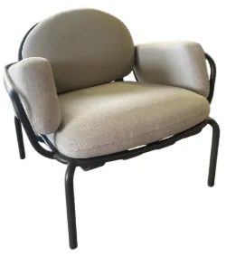 OD AC 0054 - Outdoor - Arm Chair - Light Grey & Charcoal