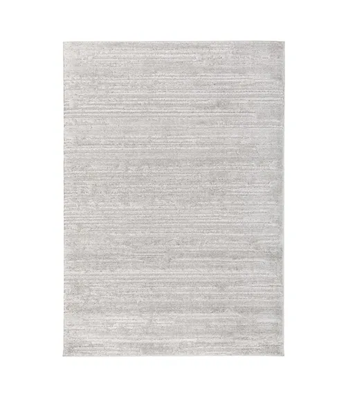 RG 0018 - Rug - Extra Large - Silver Colour Textured Effect Forming an Organic Line Pattern