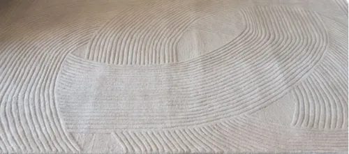 RG 0053 - Rug - Medium - Ripple in Cream Colour