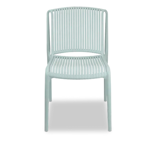 OD DC 0004 - Outdoor - Dining Chair - Slatted Propylene in Mint Green