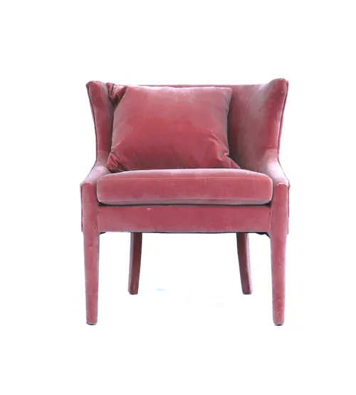 OC 1422 - Dusty Pink Curved Back Occasional Chair 