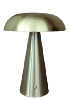 LP 0008 - Table Lamp - Gold Metallic & LED Rechargeable