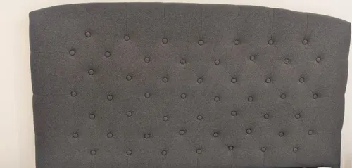 BH 0111 - Bedhead Queen - Dark Grey Button Panelled