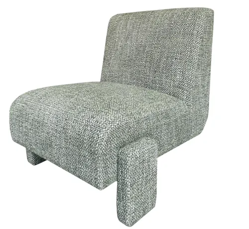 OC 0009 - Occasional Accent Chair - Nexis Forest Green with Rectangular Support Legs