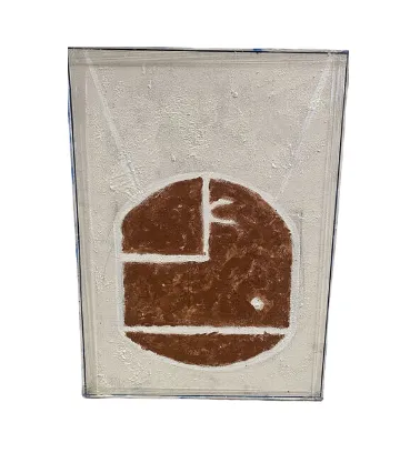 AW 4794 - Artwork - Large - Sand Textured Clay Ball Canvas