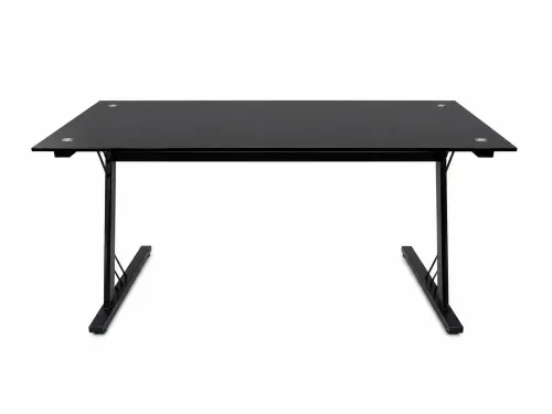 DSK 0002 - Desk - Black Glass 