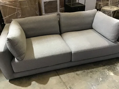 SF 9130 - Sofa - 3 Seater - Grey with Black Fleck Fabric