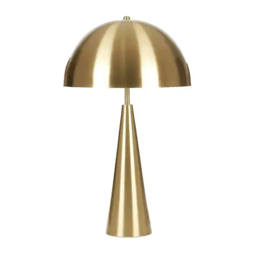 LP 0149 - Table Lamp - Gold Conical Metal with Dome Shade