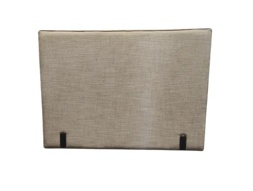 BH 0036 - Bedhead Queen - Beige and Brown Woven Fabric