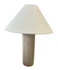 LP 0098 - Table Lamp - White & Beige