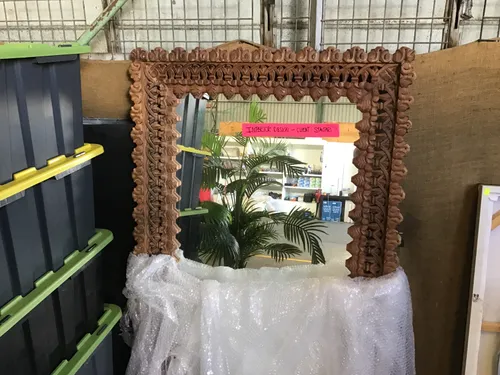 MIR 8023 - Mirror - Square Wooden Ornate - Large