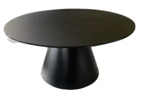 OD CT 0137 - Outdoor Coffee Table - Black Tempered Glass
